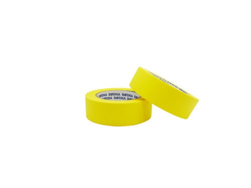 Bosna Automotive Refinish Masking Tape, 3/4 Inch 12 Rolls, Yellow